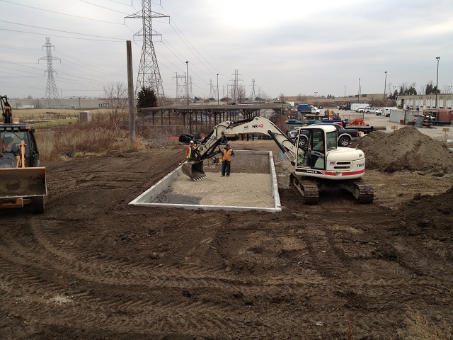 Maple-Crete crew on site